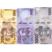 (046) ** PNew (PN37,38,39) Kyrgyzstan - 200,500,1000 Som (2023) (3 Notes)